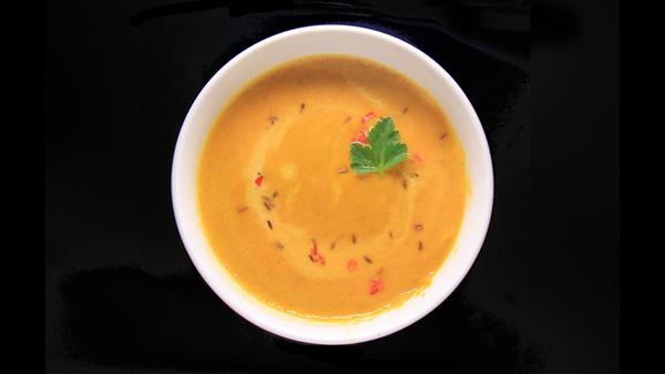 香濃甘荀扁豆湯 Spiced Carrot Lentil Soup
