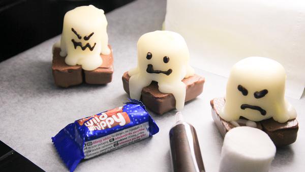 萬聖節懶人DIY食品!萬聖節搞鬼綿花糖 Halloween Marshmallow